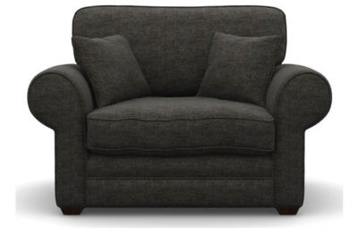 Heart of House Chedworth Fabric Cuddle Chair - Charcoal